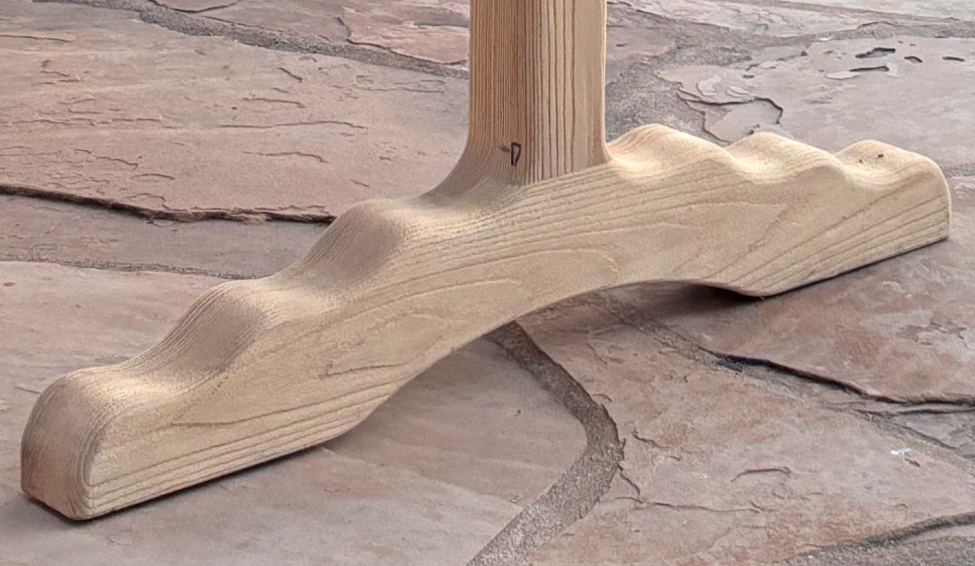 Detail shot of Canyon Table foot