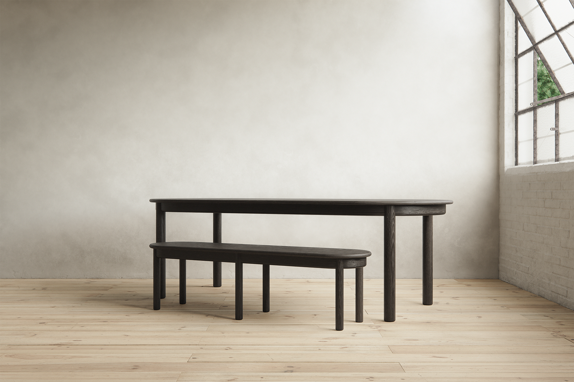 Scribe Racetrack Dining Table
