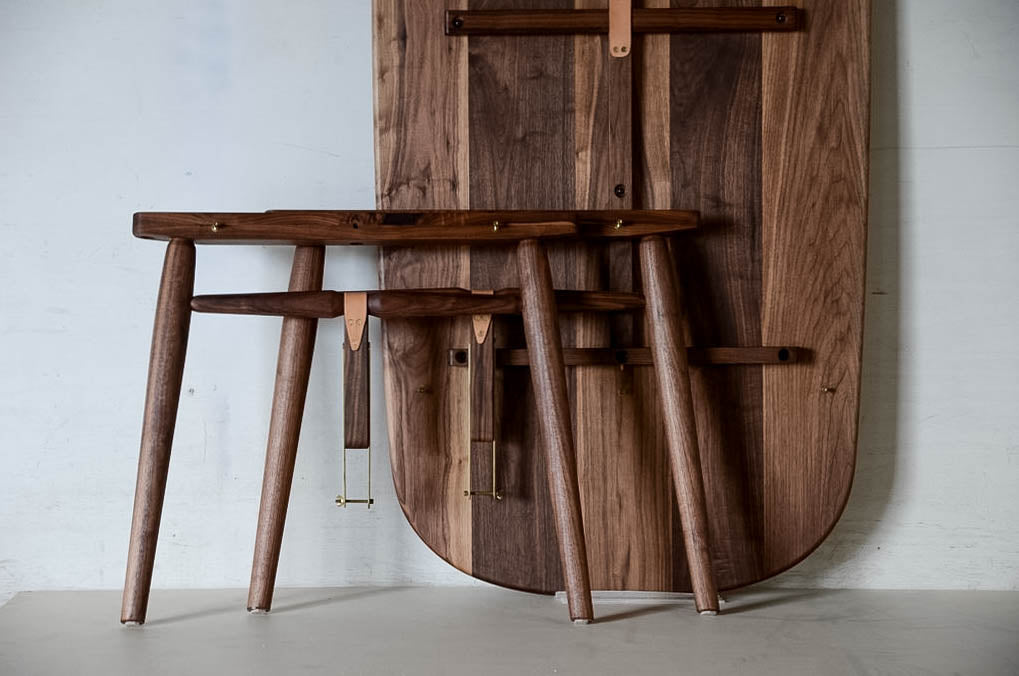 Parts of Nomad Rectangular Dining Table
