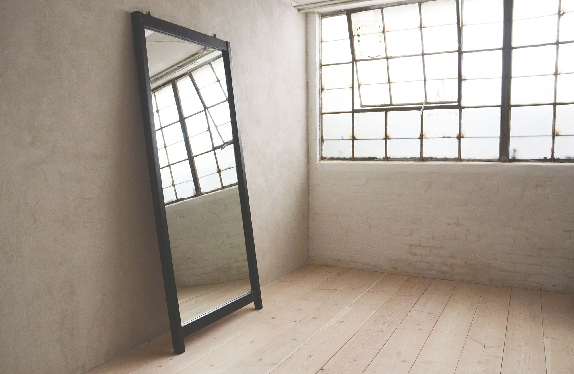 Larger Lore Standing Mirror Leaning Against The Wall