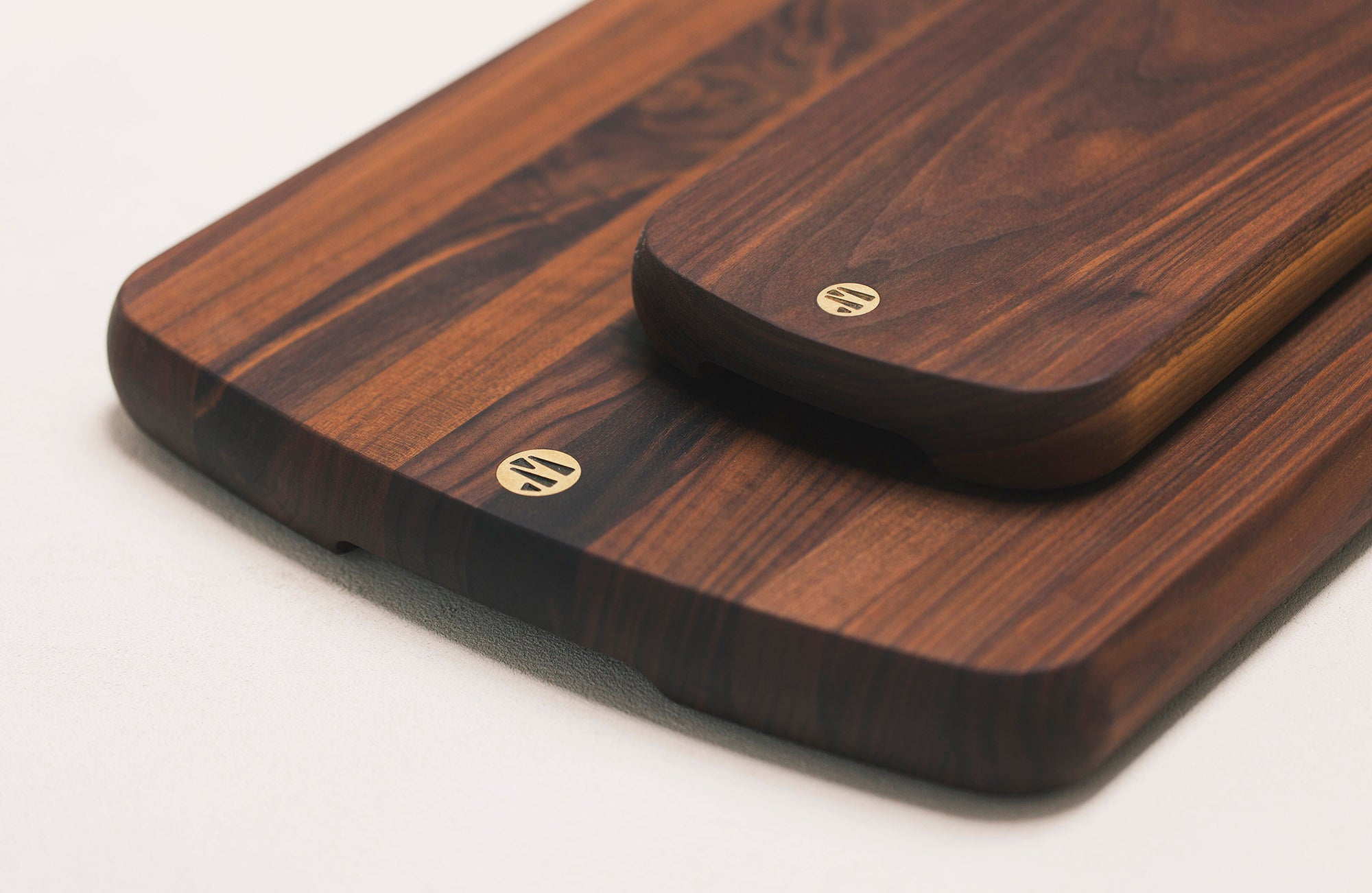 A Smaller Hudson Cutting Board on Top of a Larger Hudson Cutting Board