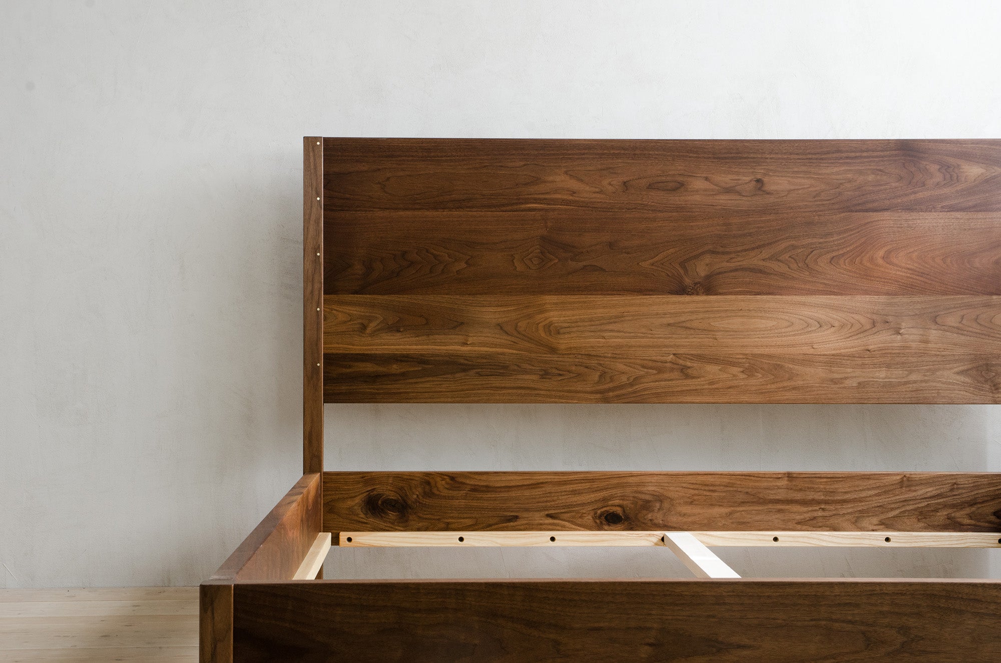 Different View of Lore Bed Frame in Natural Walnut