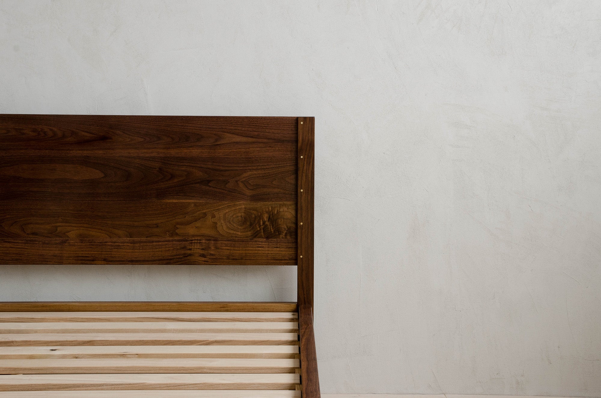 Corder of Lore Bed Frame in Natural Walnut
