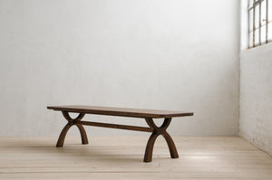 Inyo Wooden Bench in Natural Walnut